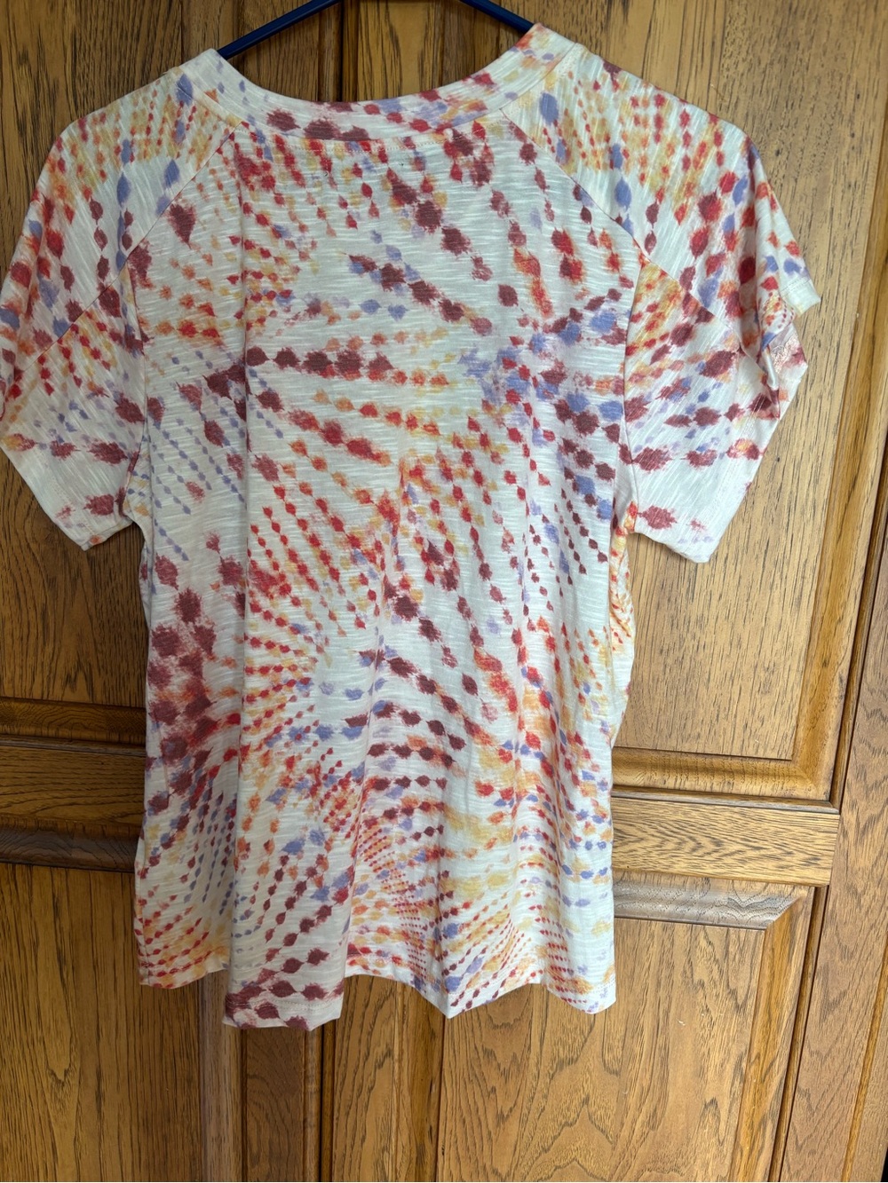 Democracy Tie-Dye Short Sleeve Tee - Multicolor Size Small EUC - Picture 2 of 4